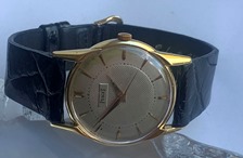 Piaget 18k gold dress watch, early 1950's vintage, serviced